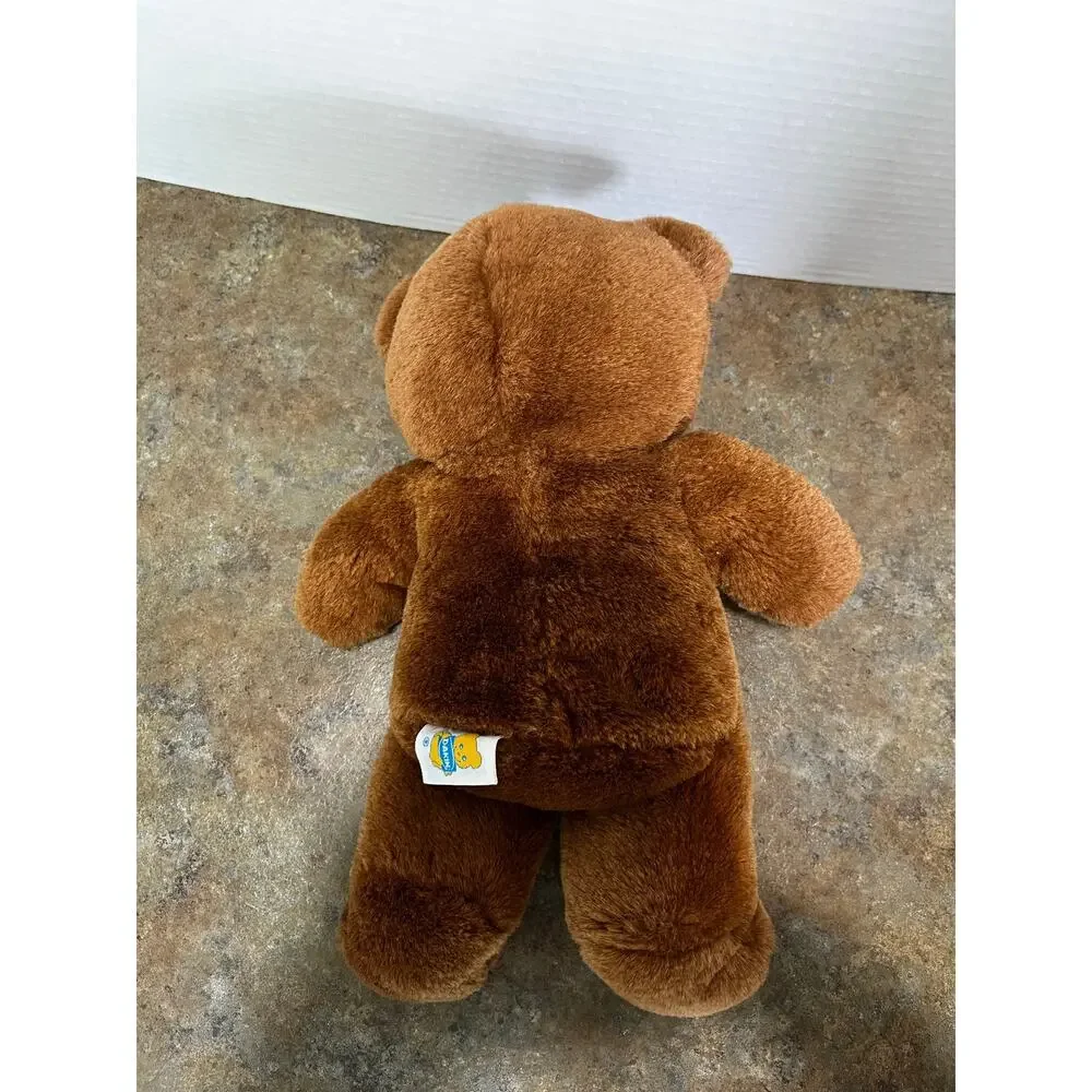 Vintage DAKIN 1985 chololate brown stuffed teddy bear 13